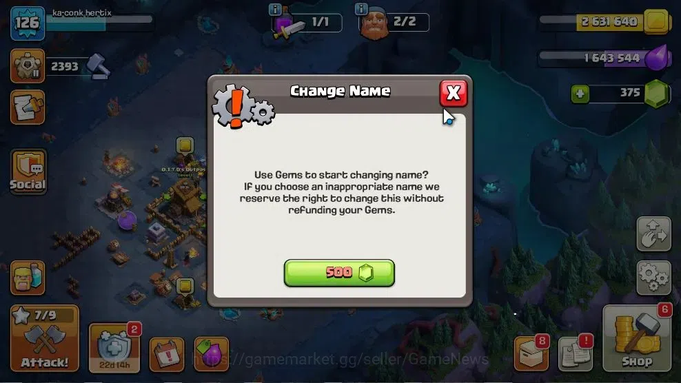 Clash of Clans Accounts High-End LV 126|TH 12 BH 8 HH 6|Limited Skin|BK 56,AQ 65,GW 40,MP 32 | BM 10 | 375 Gems | CN 19