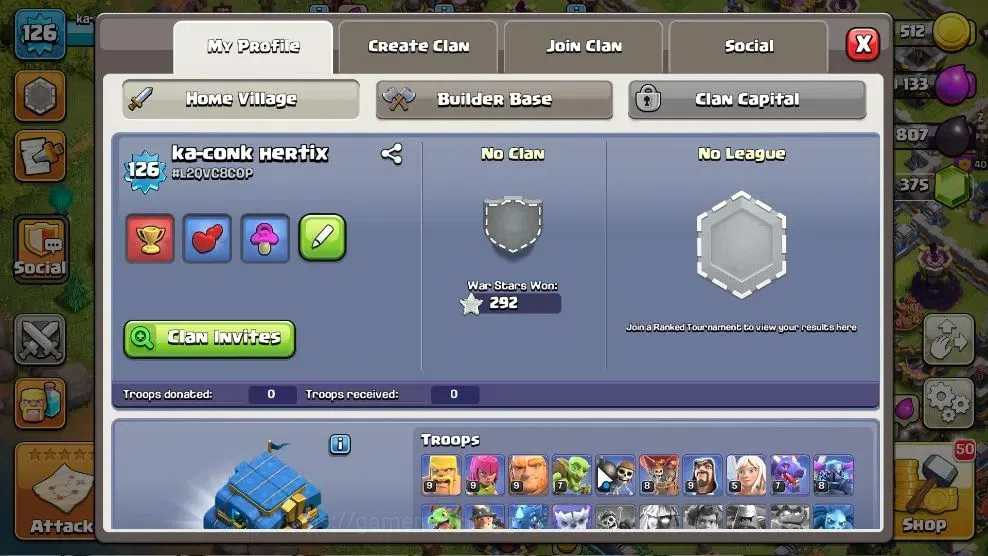 Clash of Clans Accounts High-End LV 126|TH 12 BH 8 HH 6|Limited Skin|BK 56,AQ 65,GW 40,MP 32 | BM 10 | 375 Gems | CN 2