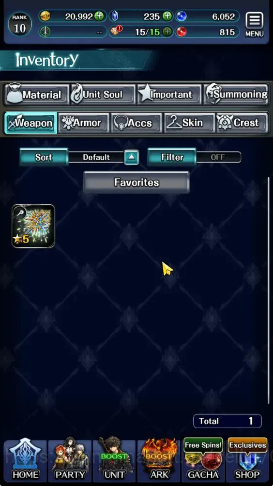 Last Cloudia Accounts GLOBAL|Rank 10|Collab Brave Frontier (Fire God Var image 13
