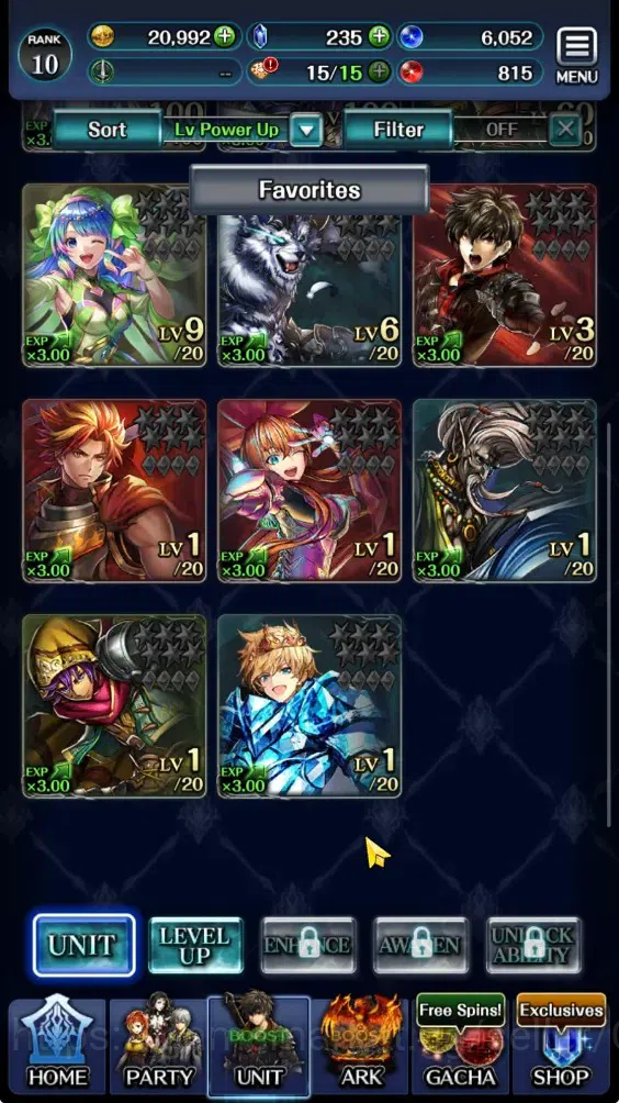 Last Cloudia Accounts GLOBAL|Rank 10|Collab Brave Frontier (Fire God Var image 2