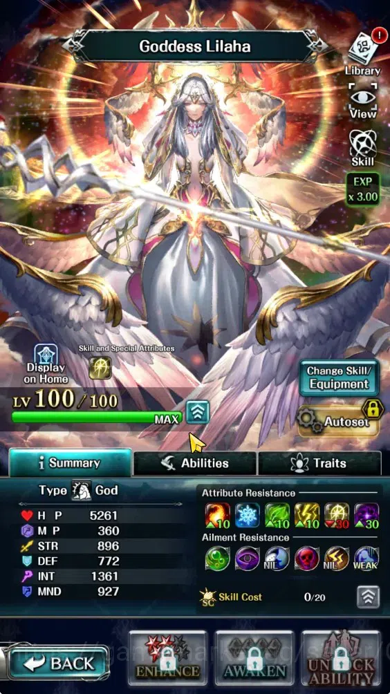 Last Cloudia Accounts GLOBAL|Rank 10|Collab Brave Frontier (Fire God Var image 5