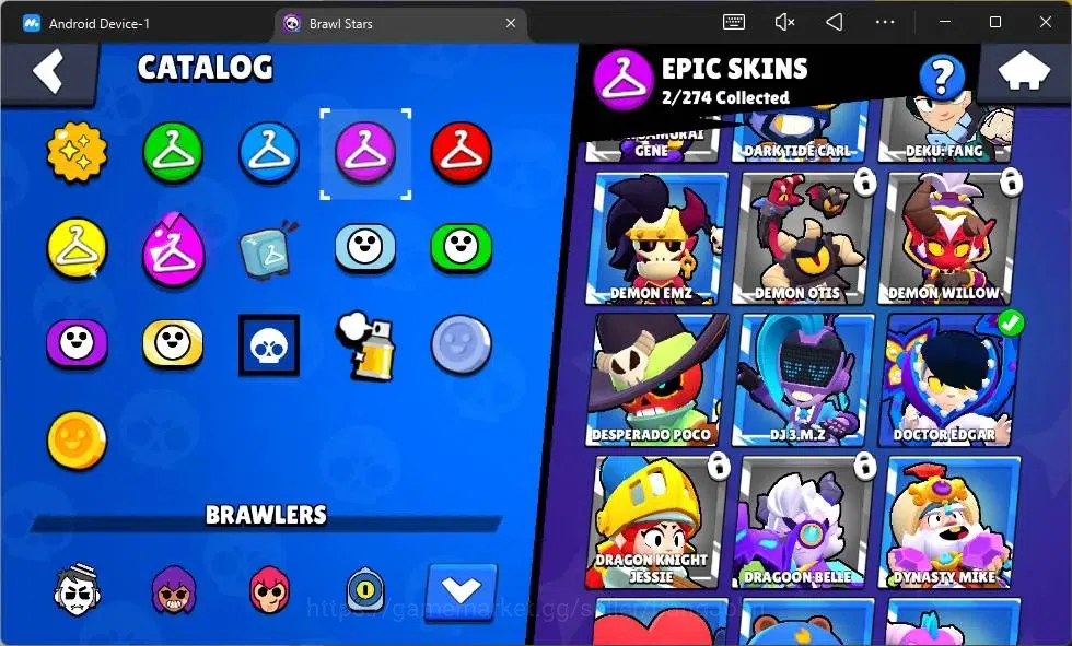 Brawl Stars Accounts Global | 1010 Thropy|16 Brawler|3 Max Lv Hyperchar image 2
