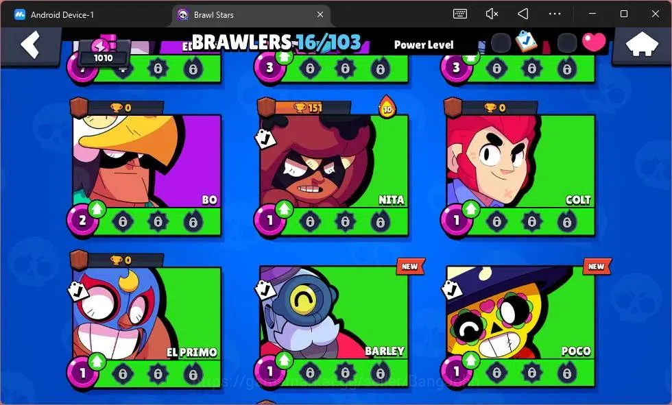 Brawl Stars Accounts Global | 1010 Thropy|16 Brawler|3 Max Lv Hyperchar image 7
