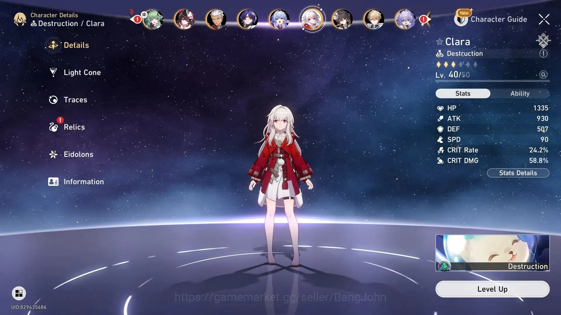 Honkai Star Rail Accounts Asia | TL48|Ruan Mei E1, Dan Heng PT, Robin, Fu Xu image 12