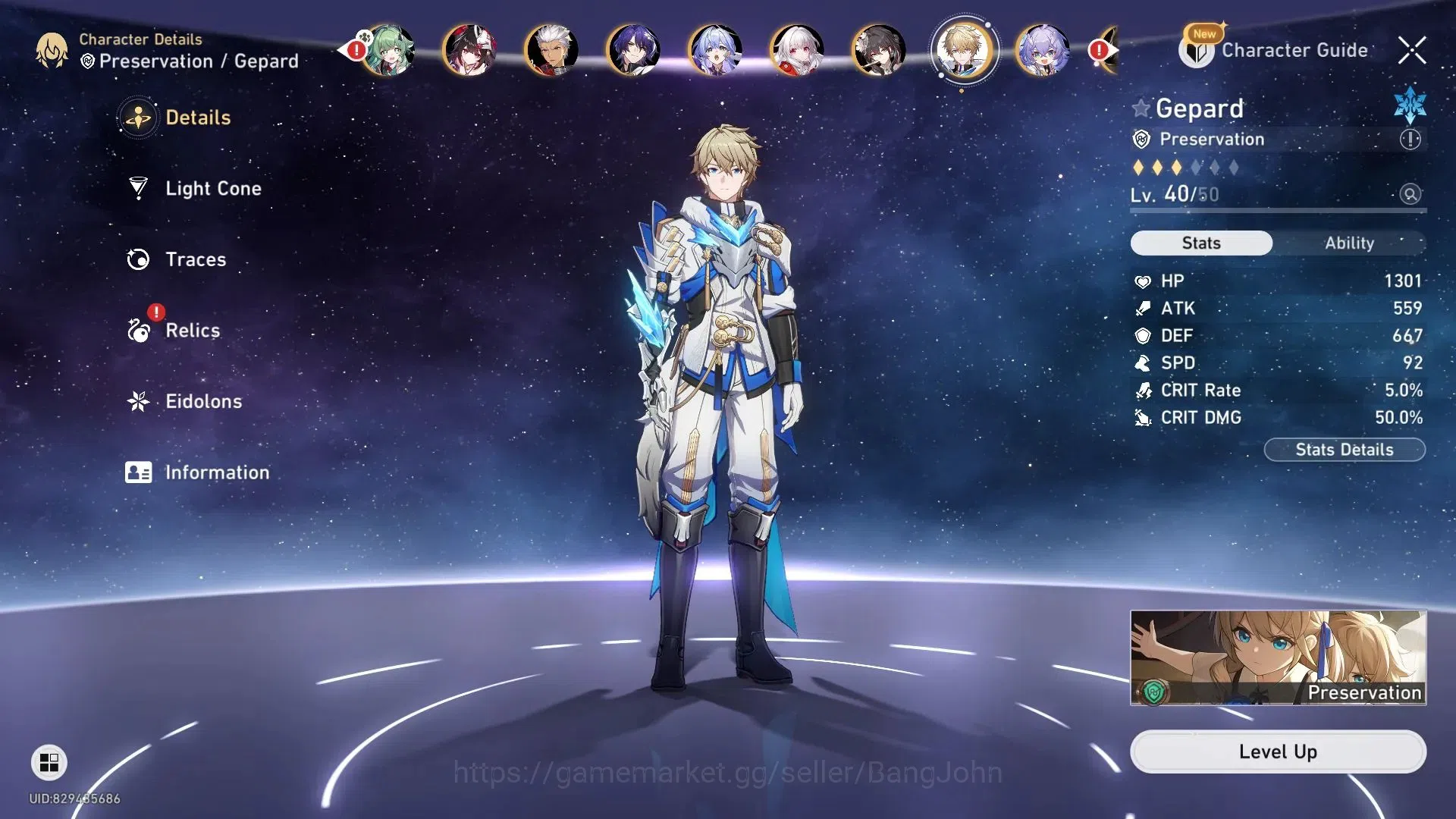 Honkai Star Rail Accounts Asia | TL48|Ruan Mei E1, Dan Heng PT, Robin, Fu Xu image 14