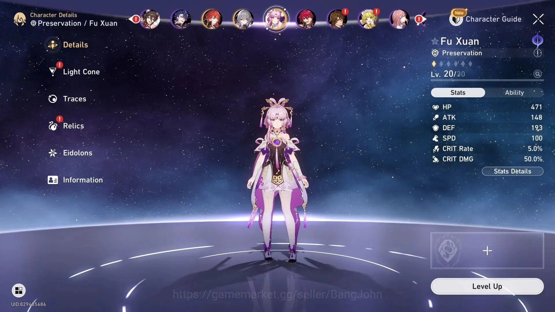 Honkai Star Rail Accounts Asia | TL48|Ruan Mei E1, Dan Heng PT, Robin, Fu Xu image 19
