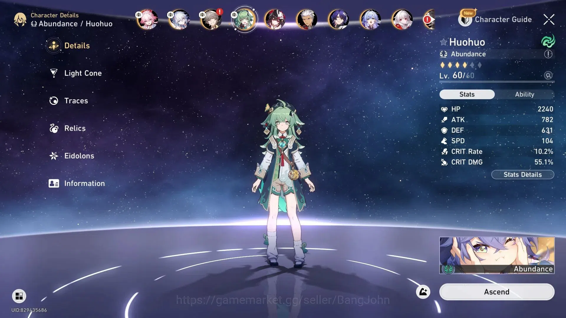 Honkai Star Rail Accounts Asia | TL48|Ruan Mei E1, Dan Heng PT, Robin, Fu Xu image 7