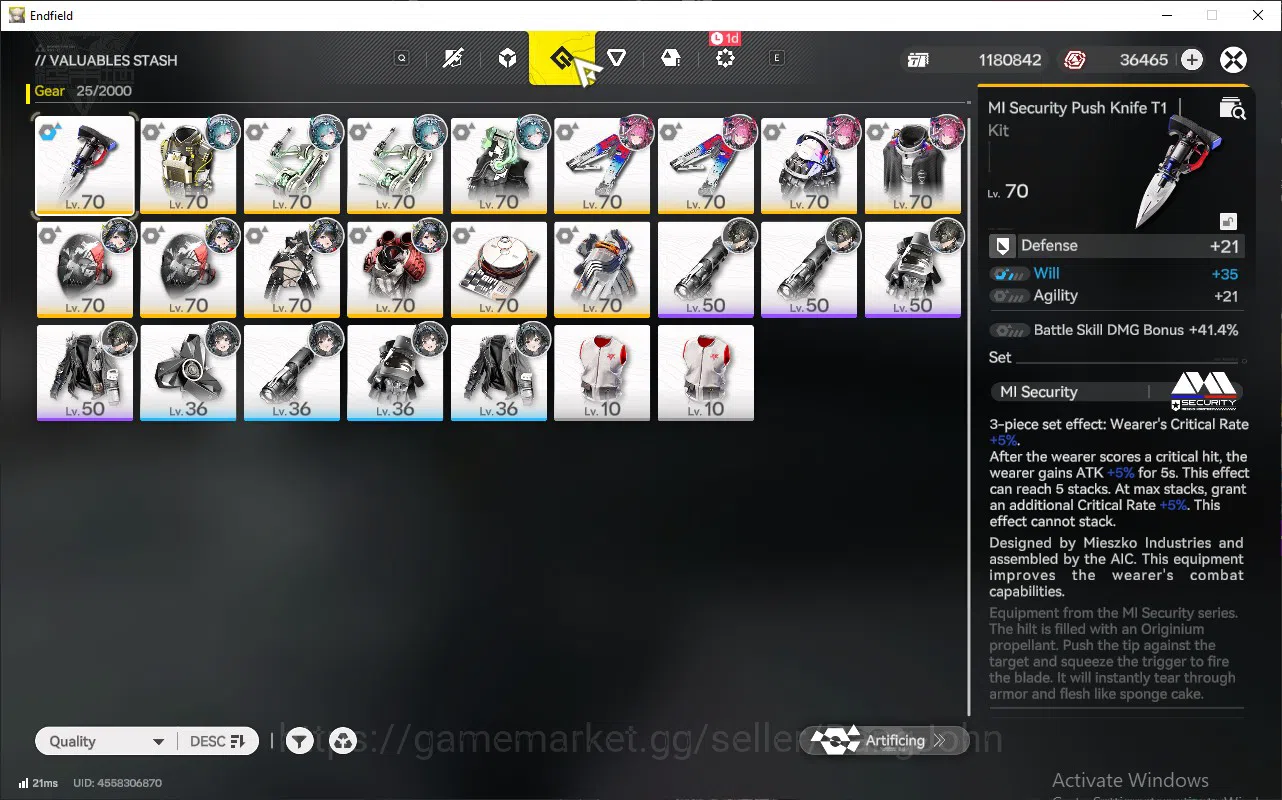 Arknights: Endfield Accounts ASIA | Lvl 54 | Yvone sign, Tangtang sign, Lifeng, Ardelia P1 sign | 36k Oroberyl, 6k Arsenal 6