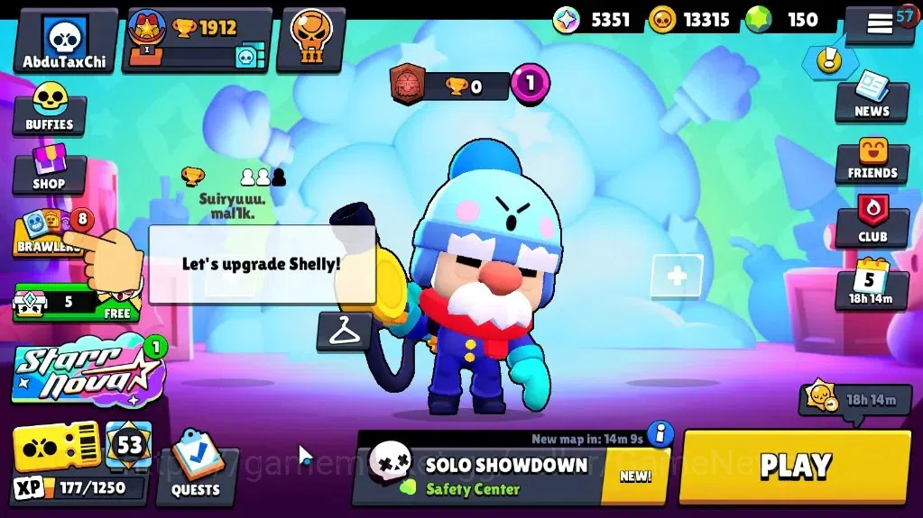 Brawl Stars Accounts 1912 Trophy|5k Blings|22 Brawlers 1 MaxLvl Full Buffies Edgar|4 Skins|1 Legendary Void Amber,1 Epic 1