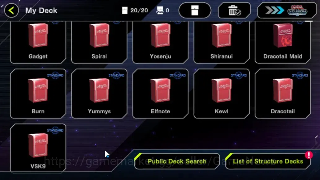 Yu-Gi-Oh! Master Duel Accounts Android|Lv 18 | 20 Deck |VSK9,Yummys,Elfnote,Kewl, image 3