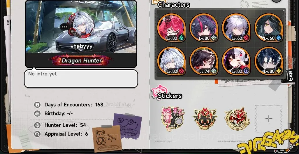 Neverness to Everness Accounts SEA|HL54| Tycoon 3 |14 S-Class 7 Lim+All 1