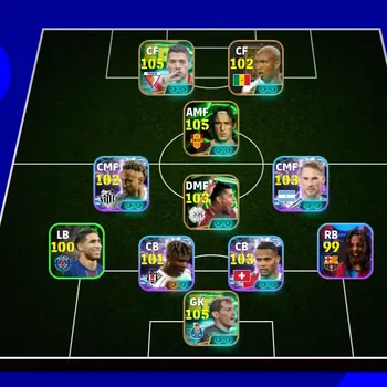eFootball Accounts Legends & Iconic Players COLECTIVE 3195+ | TOTTI x L SUAREZ x H DIOUF x NEYMAR JR,READY TO PLAY,CHEAPEST