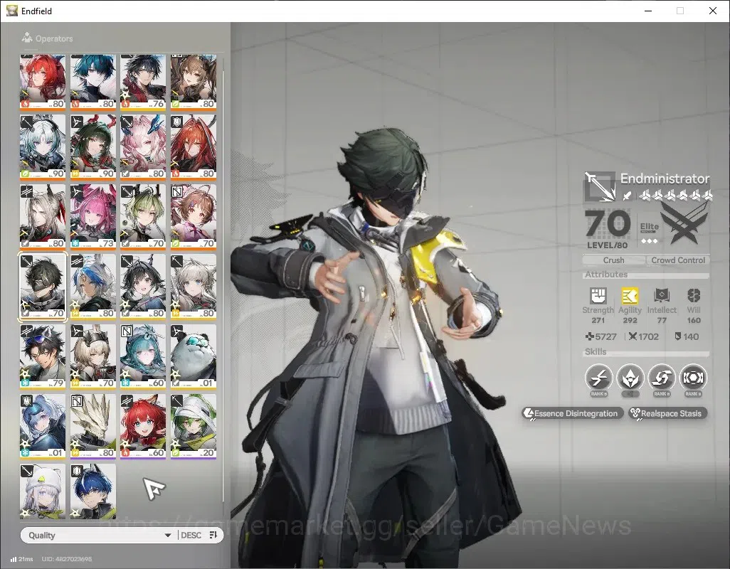 Arknights: Endfield Accounts Asia|LV 58|11 SSR (7 Limited) + 17 (*6 1