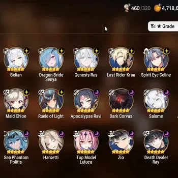 Epic Seven Accounts Limited Hero GLOBAL UnVerif|NewEra|20 ML(Harsetti,Zio,Belian,NM Luna,Salome,ArbiterV Etc
