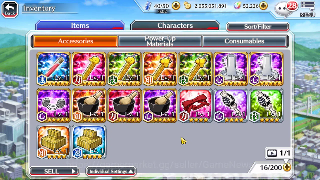 Bleach: Brave Souls Accounts Mid-Tier [GLOBAL]52 Orbs|Rukia 10th Aniv,SoulReper[Shunsui,Jushiro],Aizen Renewd,Crescent 7