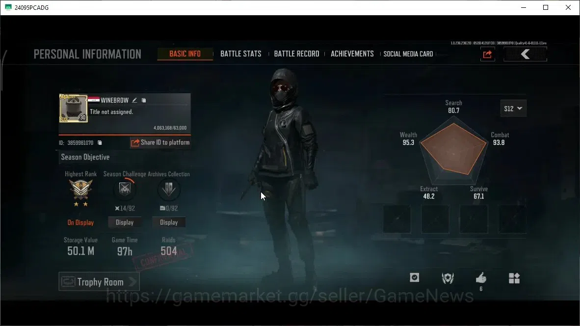 Arena Breakout Accounts MOBILE|Lv30|SV 50M|CV 44M|Battle Machete|SS AKM,GM image 2
