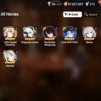 Epic Seven Accounts Limited Hero Global Unverif|6ML(Har Seti,Bystander