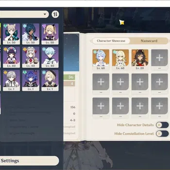 Genshin Impact Accounts Starter ASIA|AR 36|1 Limited[Odette]+Dehya|1 *5 WP|MC Female|Check SS|TakeMail(GI1123Z)