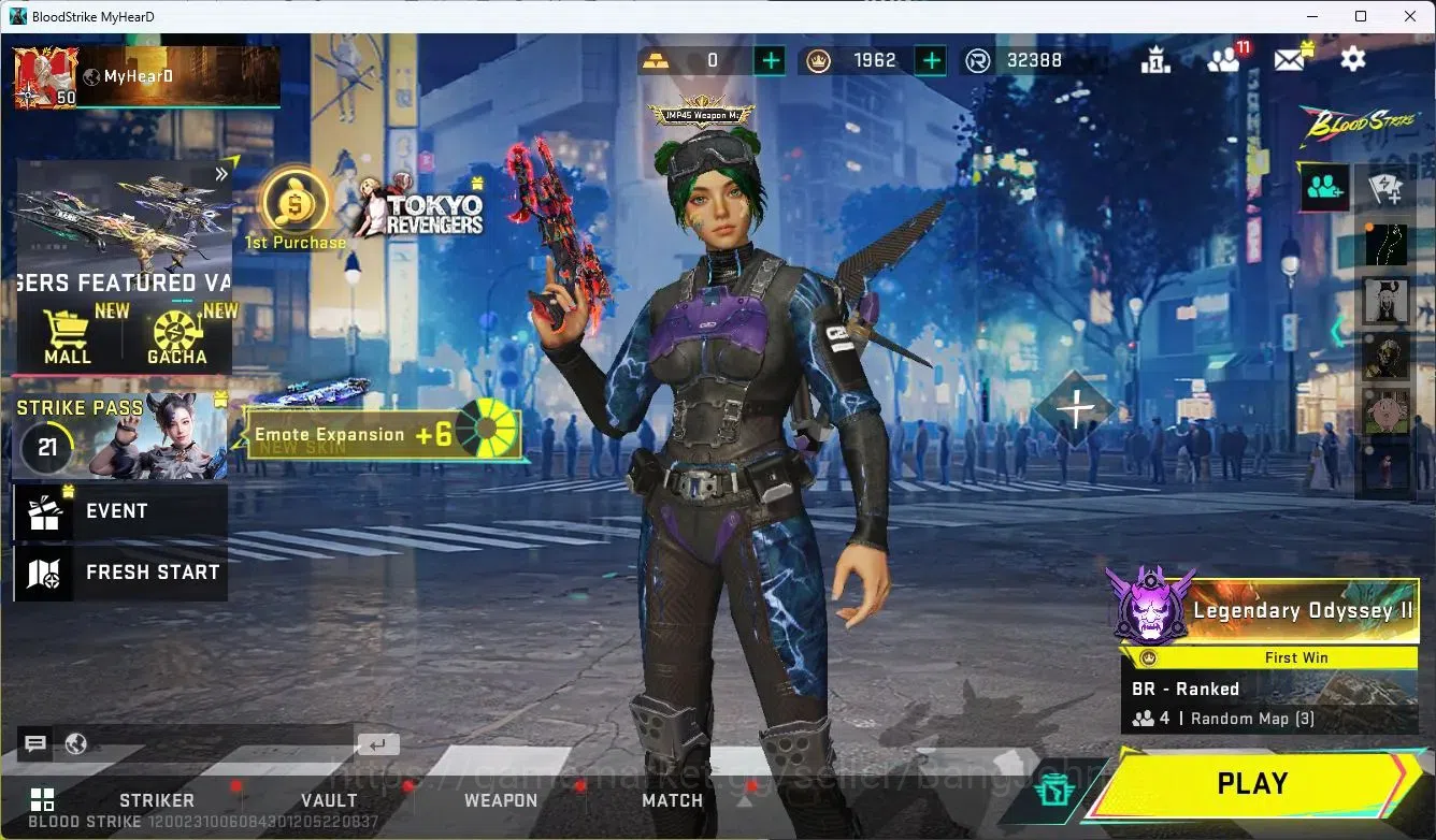 Blood Strike Accounts ASIA | 1 ETERNAL: Desert Eagle-Scorpius | 2 7DS | image 1