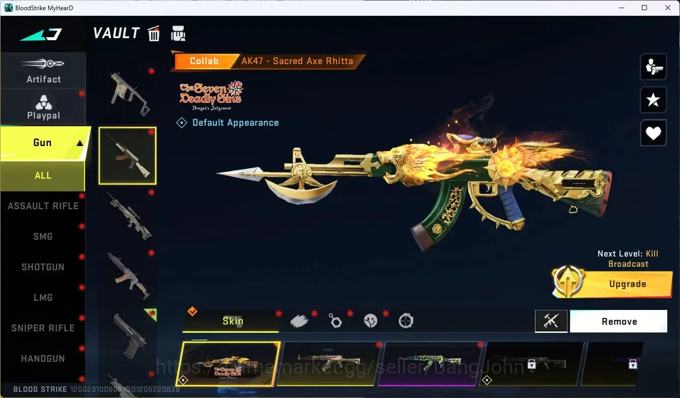 Blood Strike Accounts ASIA | 1 ETERNAL: Desert Eagle-Scorpius | 2 7DS | image 7