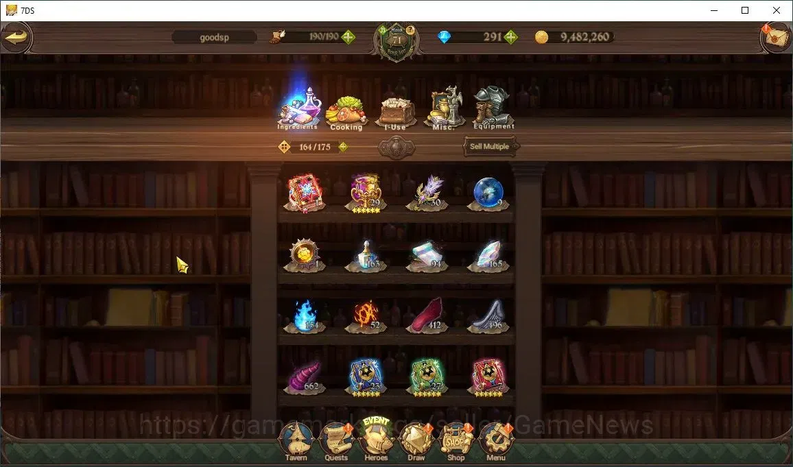 The Seven Deadly Sins: Grand Cross Accounts Asia|107 LS+291 Dm|3,3M CC|3 LR+3 UR+Collab FF,ReZ image 15