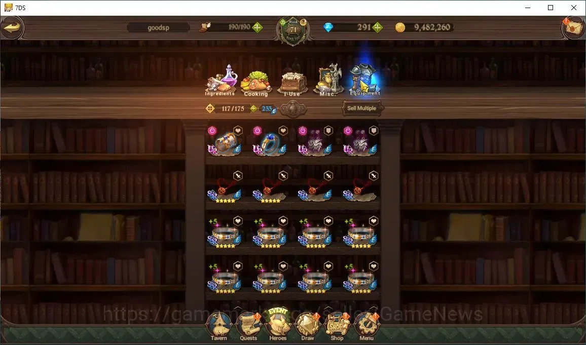 The Seven Deadly Sins: Grand Cross Accounts Asia|107 LS+291 Dm|3,3M CC|3 LR+3 UR+Collab FF,ReZ image 19