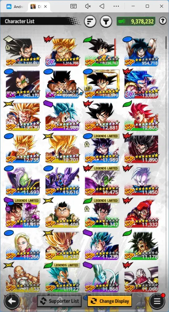 Dragon Ball Legends Accounts Global | Lvl 151 | 9.3M Total Power | 5.2K CC | 2  image 10