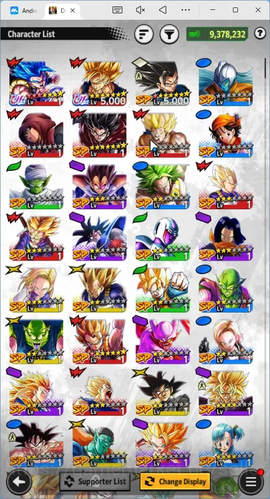 Dragon Ball Legends Accounts Global | Lvl 151 | 9.3M Total Power | 5.2K CC | 2  image 11