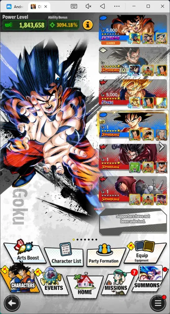 Dragon Ball Legends Accounts Global | Lvl 151 | 9.3M Total Power | 5.2K CC | 2  image 12