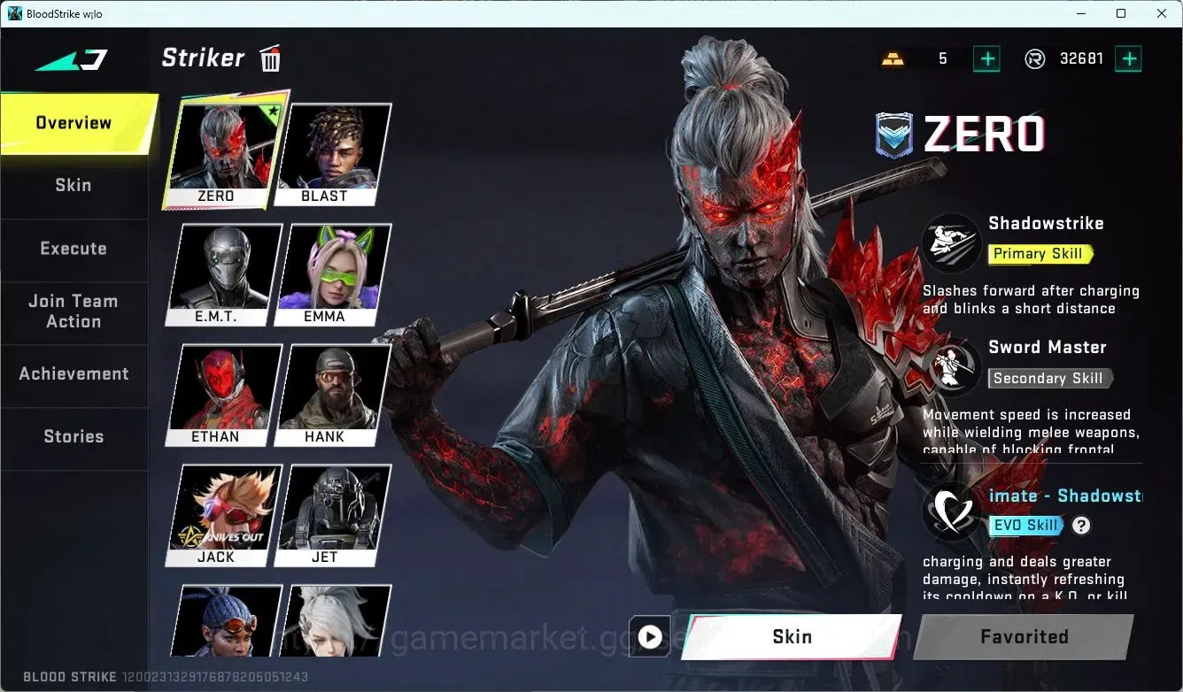 Blood Strike Accounts ASIA | Eternal Desert Eagle-Scorpius | 15 Legendar image 11