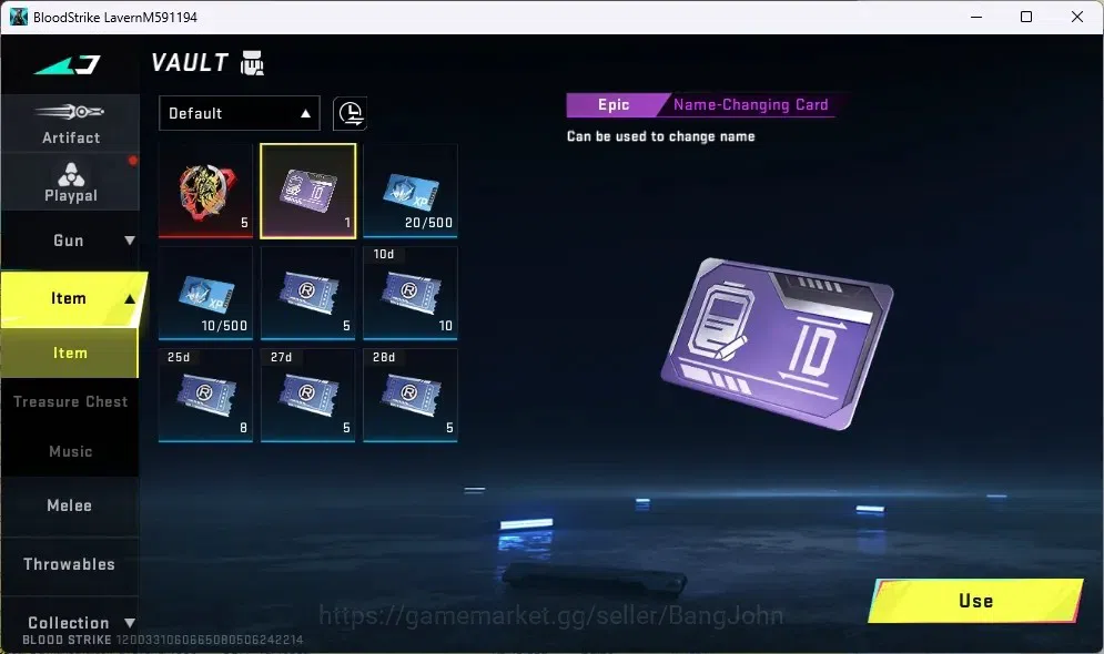 Blood Strike Accounts ASIA |1 Ultra Striker:KRAKEN-Purple Lightning|5 Le image 7