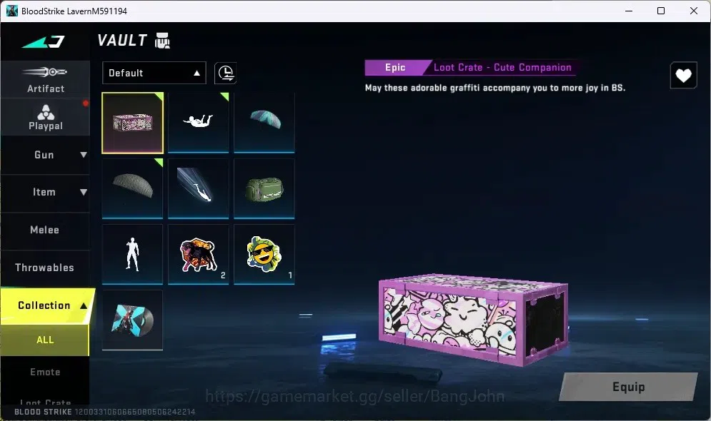 Blood Strike Accounts ASIA |1 Ultra Striker:KRAKEN-Purple Lightning|5 Le image 8