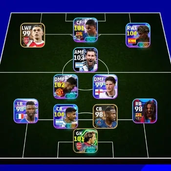 eFootball Accounts Others Android|PW 3064|Cristian Romero Show T,Lamine Yamal Show T,Casemiro Show T,Marcus Rashford Show T