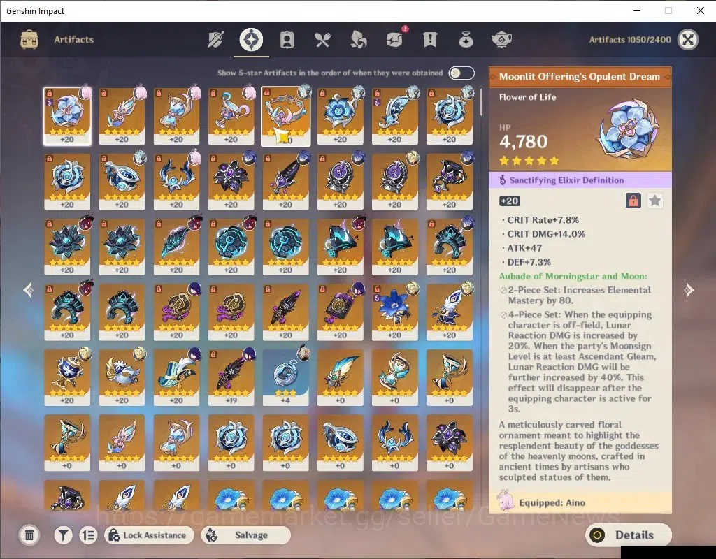 Genshin Impact Accounts ASIA |AR 55|6 Limited +5(*5Weapon) |[Flins,Raiden] image 6