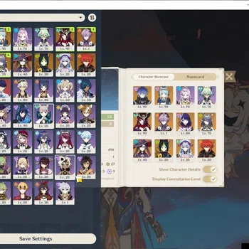 Genshin Impact End Game ASIA |AR 55|6 Limited +5(*5Weapon) |[Flins,Raiden] image 1