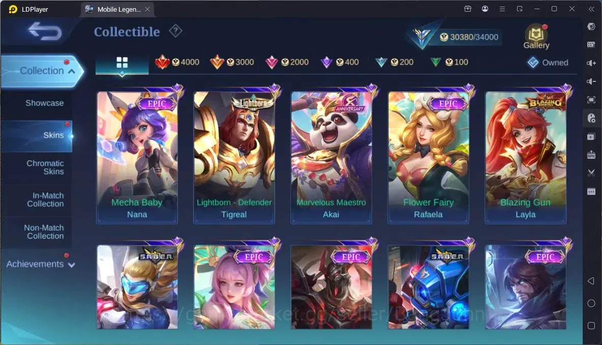 Mobile Legends: Bang Bang Accounts Collector Global|Hero 94|Skin 166|Expert|CC Natalia|Meowkin Lesley|Naruto Vale|Lunar 8