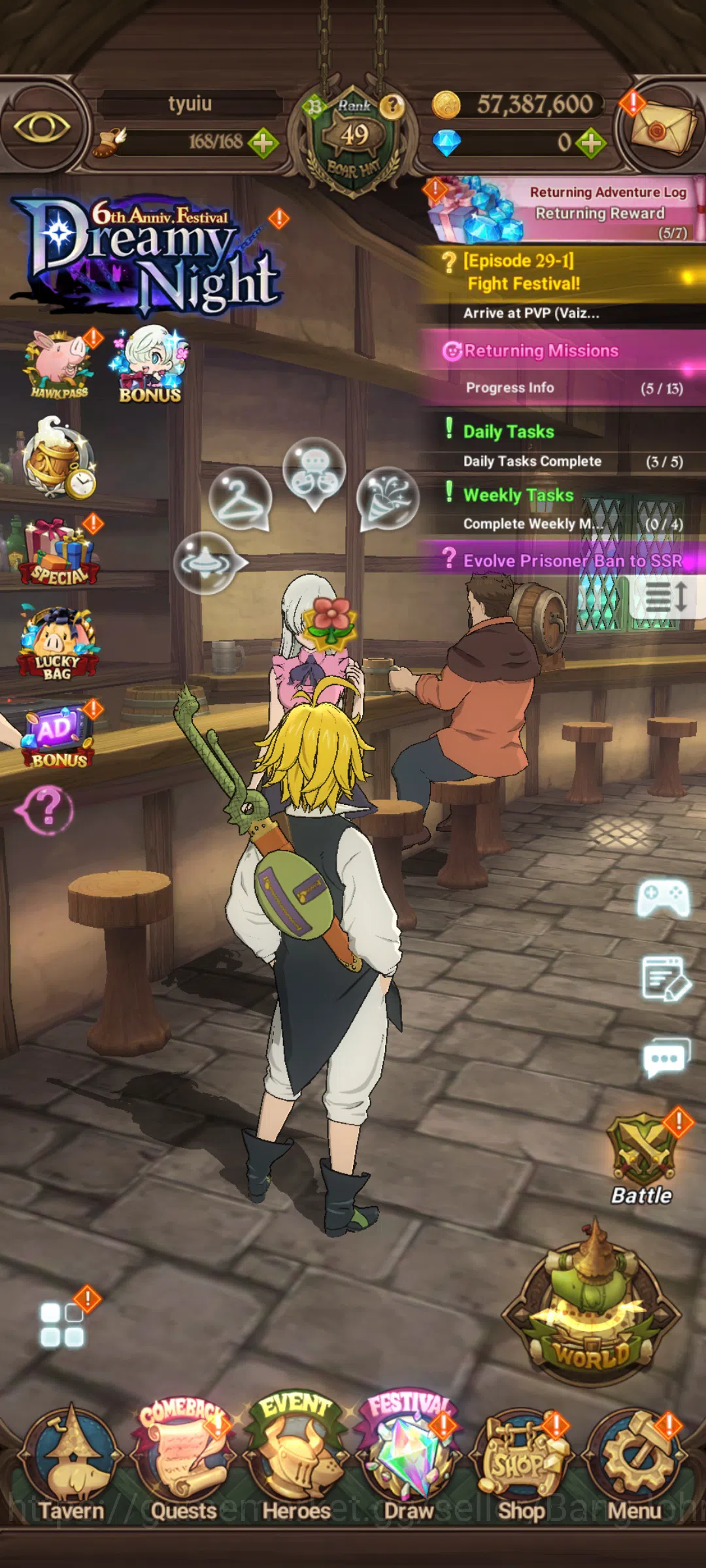 The Seven Deadly Sins: Grand Cross Accounts Others GLOBAL|716K CC|UR Skuld,Salos,Ludociel,Thor,Lancelot,etc|check SS|7DS166B 10
