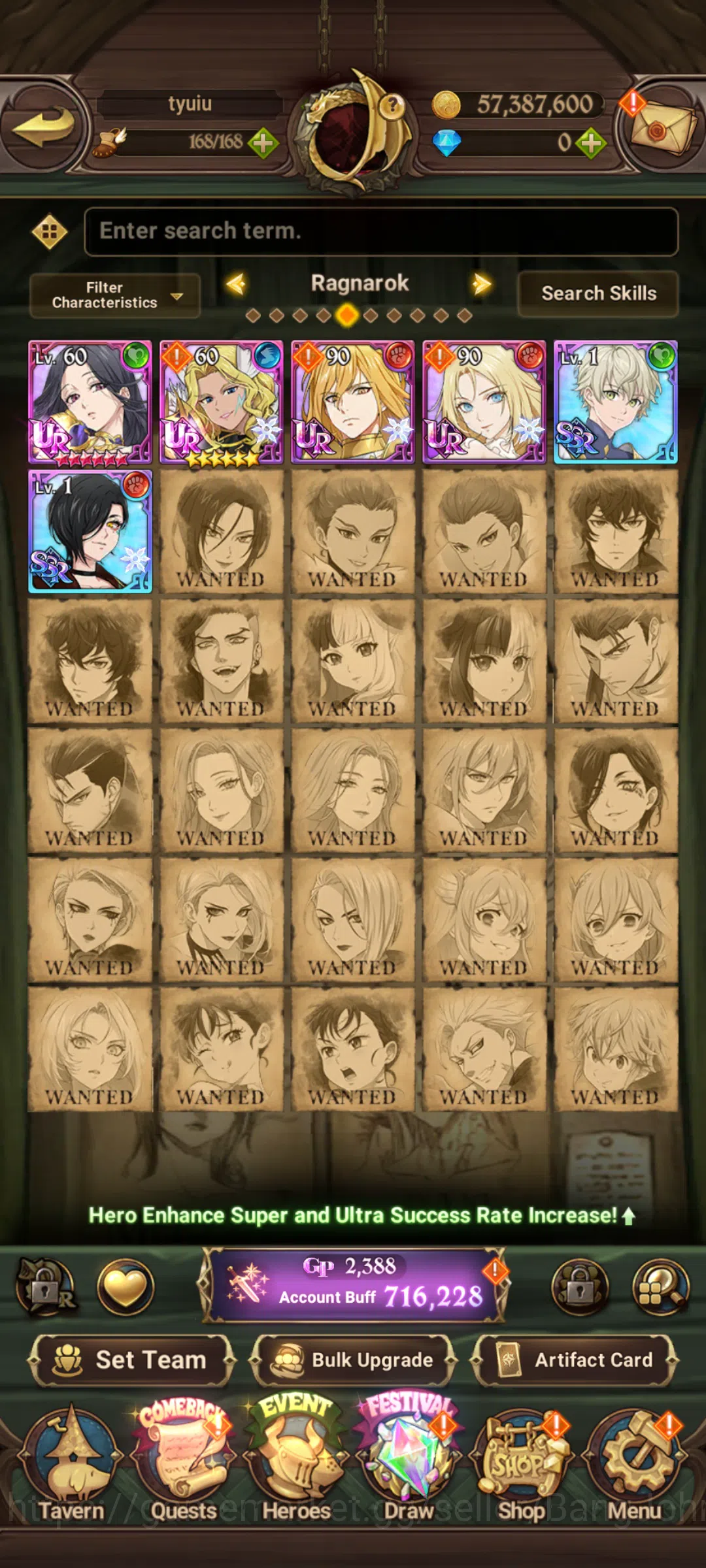The Seven Deadly Sins: Grand Cross Accounts Others GLOBAL|716K CC|UR Skuld,Salos,Ludociel,Thor,Lancelot,etc|check SS|7DS166B 2