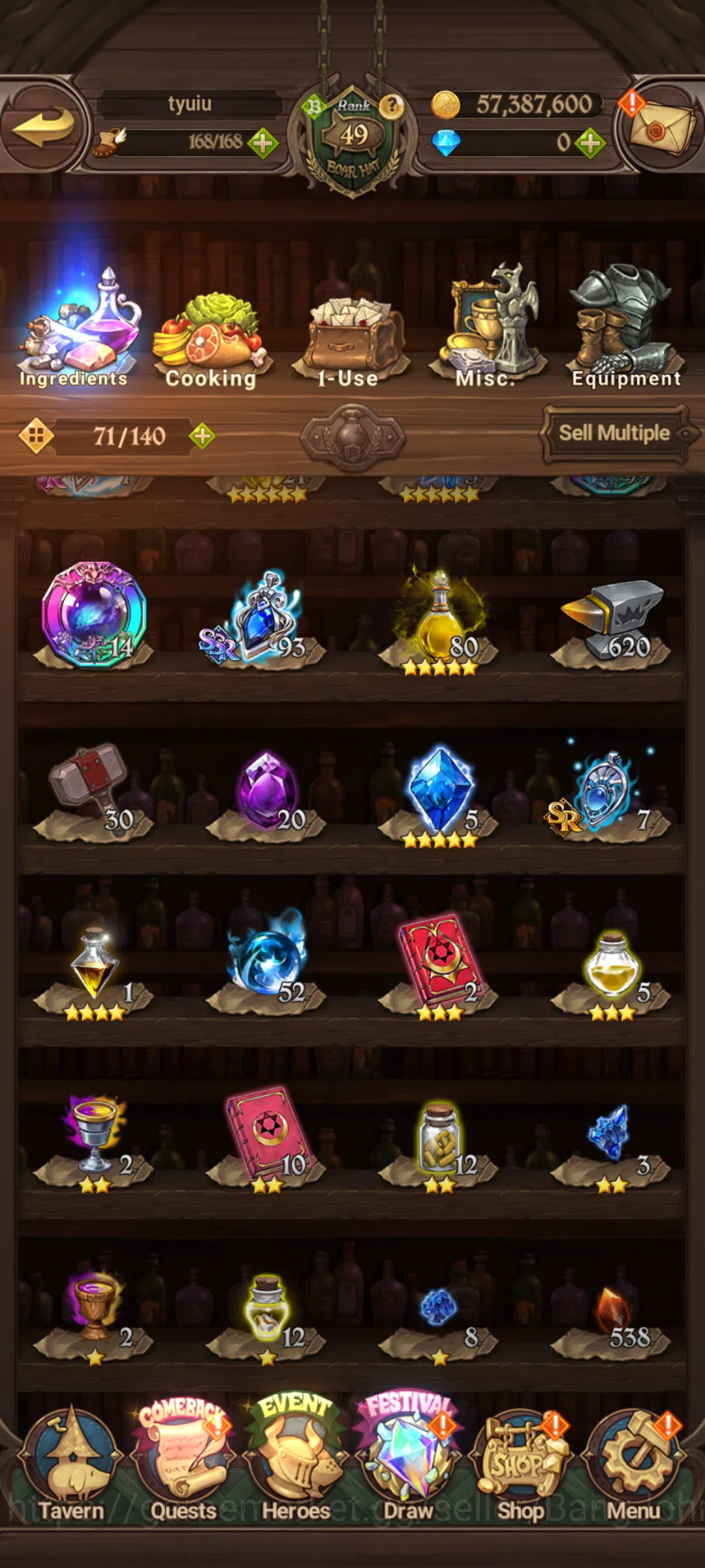 The Seven Deadly Sins: Grand Cross Accounts Others GLOBAL|716K CC|UR Skuld,Salos,Ludociel,Thor,Lancelot,etc|check SS|7DS166B 5