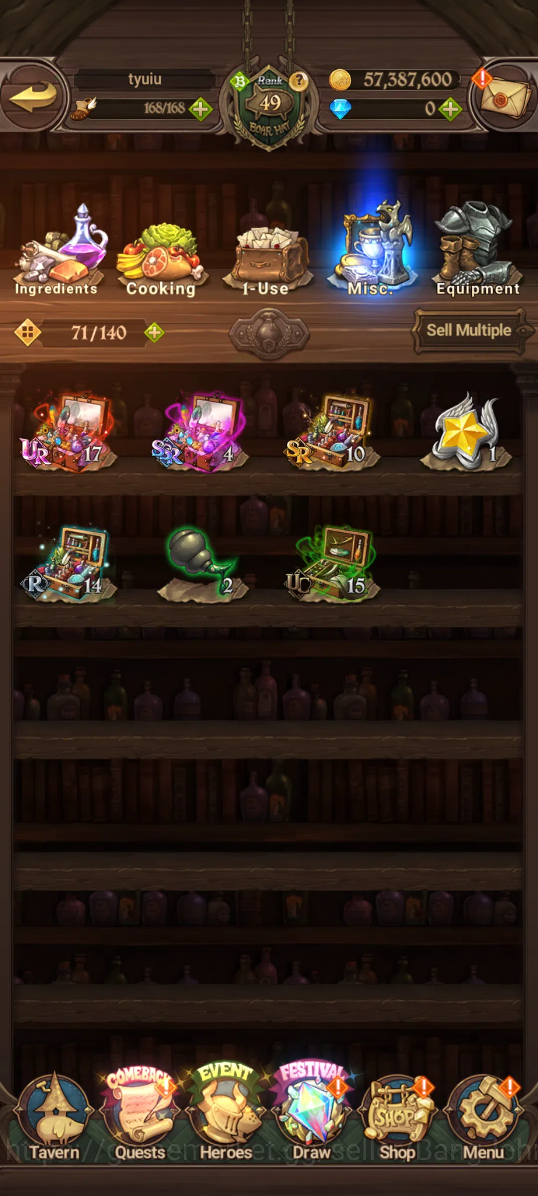 The Seven Deadly Sins: Grand Cross Accounts Others GLOBAL|716K CC|UR Skuld,Salos,Ludociel,Thor,Lancelot,etc|check SS|7DS166B 8