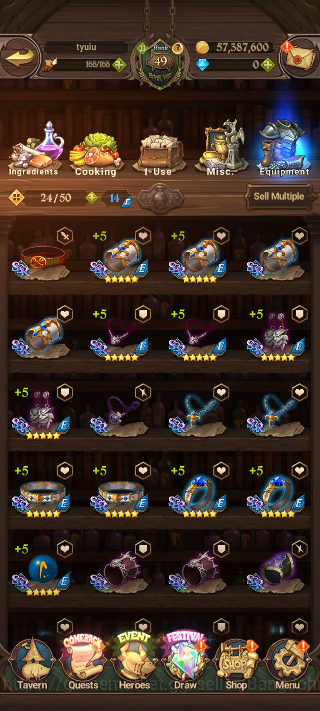 The Seven Deadly Sins: Grand Cross Accounts Others GLOBAL|716K CC|UR Skuld,Salos,Ludociel,Thor,Lancelot,etc|check SS|7DS166B 9