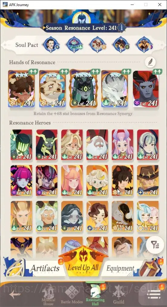 AFK Journey Accounts GLOBAL|Collab Fairy Tail|3 Supreme+ [Velara]|8 Sup image 2