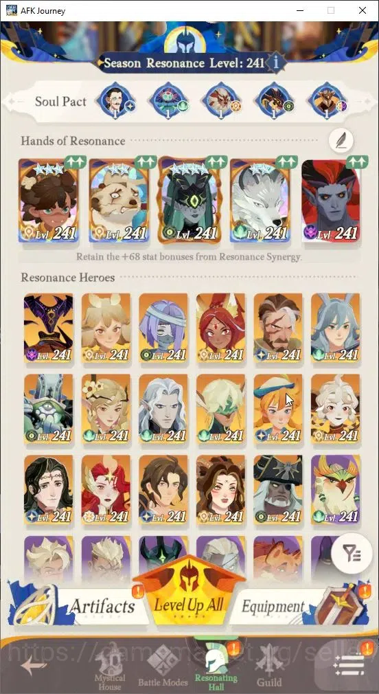 AFK Journey Accounts GLOBAL|Collab Fairy Tail|3 Supreme+ [Velara]|8 Sup image 3