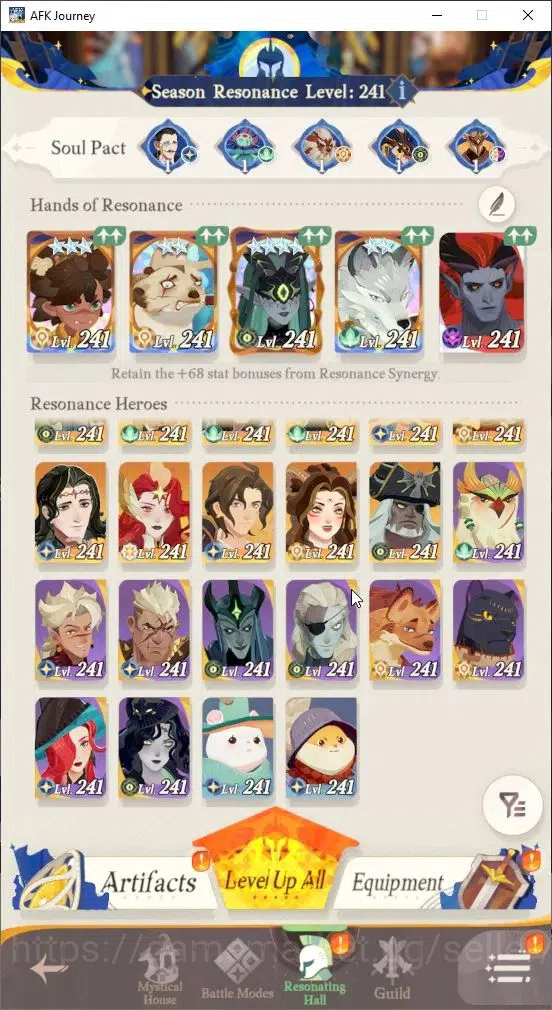 AFK Journey Accounts GLOBAL|Collab Fairy Tail|3 Supreme+ [Velara]|8 Sup image 4