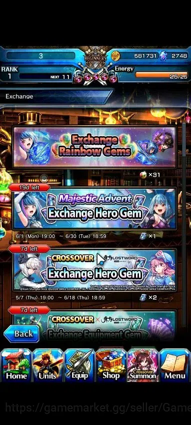 Grand Summoners Accounts Global|2748 cc Ready Gacha|Rank 1|3 Ascend|Summer image 6