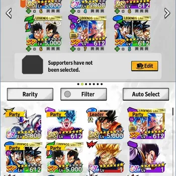 Dragon Ball Legends Accounts High-End Android|Lvl 151|8.9M Total Power|35 CC|2 LR|4 UL|LR SSGSS Kaioken Goku,Etc|UL