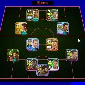 eFootball Accounts Legends & Iconic Players Android|Big Time David Beckham 7 Jun 2002|4 Epic Sergio Aguero,Roberto Baggio,D