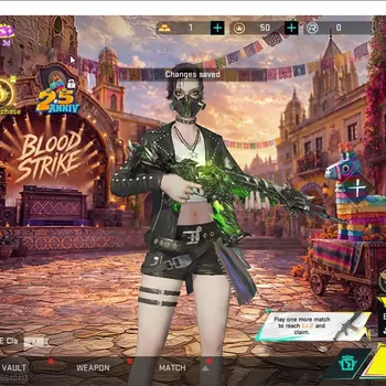 Blood Strike Accounts Starter Asia Starter|1 ETERNAL: Galil-Noxdra Lv2 | 1 LEGENDARY Gun | 1 LEGENDARY Striker|RINAME