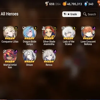 Epic Seven Accounts High-End Global Unverif|Mor 35|8 ML(Lotscales,Conqueror Lilias,L