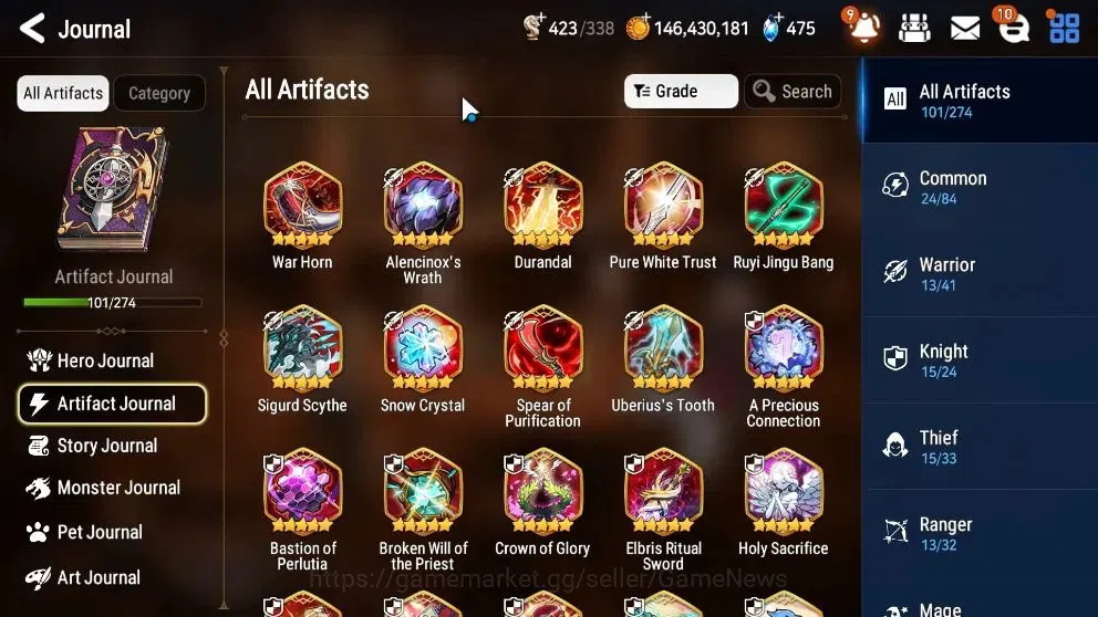 Epic Seven Accounts High-End Global UnVerif|23 ML(LOT Scales,Belian,LC Bellona,Rueleo,Etc)+PByblis,Estelle,Rinak,etc|AUTO 13